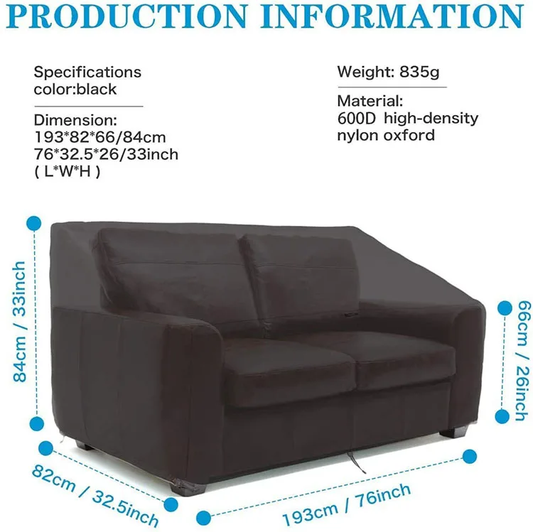 Waterproof 600D stretch sofa covers 2 seater sofa cover sofa throw cover