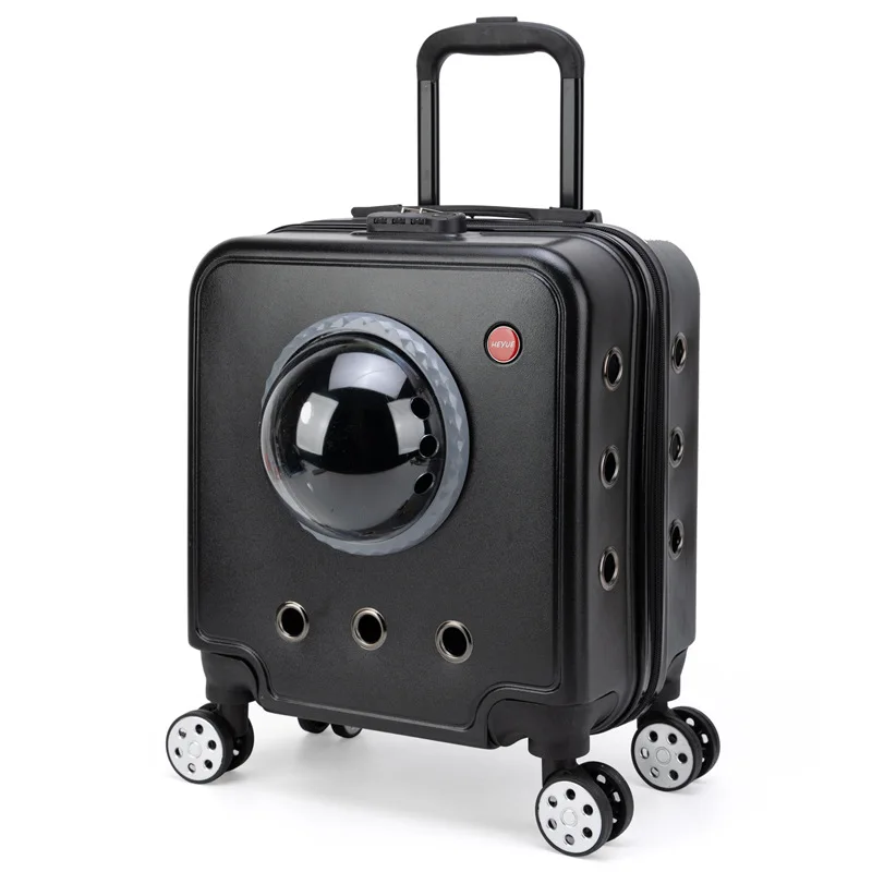 Wholesale portable travel dog cat Bag outdoor Large capacity Pet Travel Transparent Case