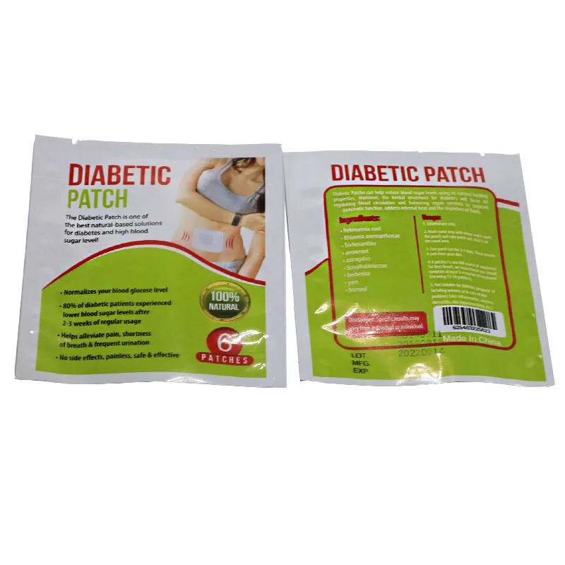 6 шт. = 1 пакет/набор, пластырь для снижения уровня сахара в крови