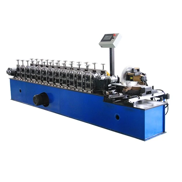 Steel Frame Shutter Door Gear Driven Rolling Forming Machinery Profile Roller Shutter Production Line