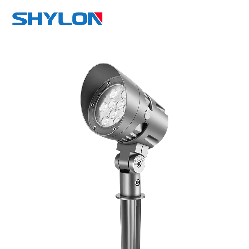 DC12V IP66 RGB Aluminum landscape Multicolor led spotlights outdoor lighting