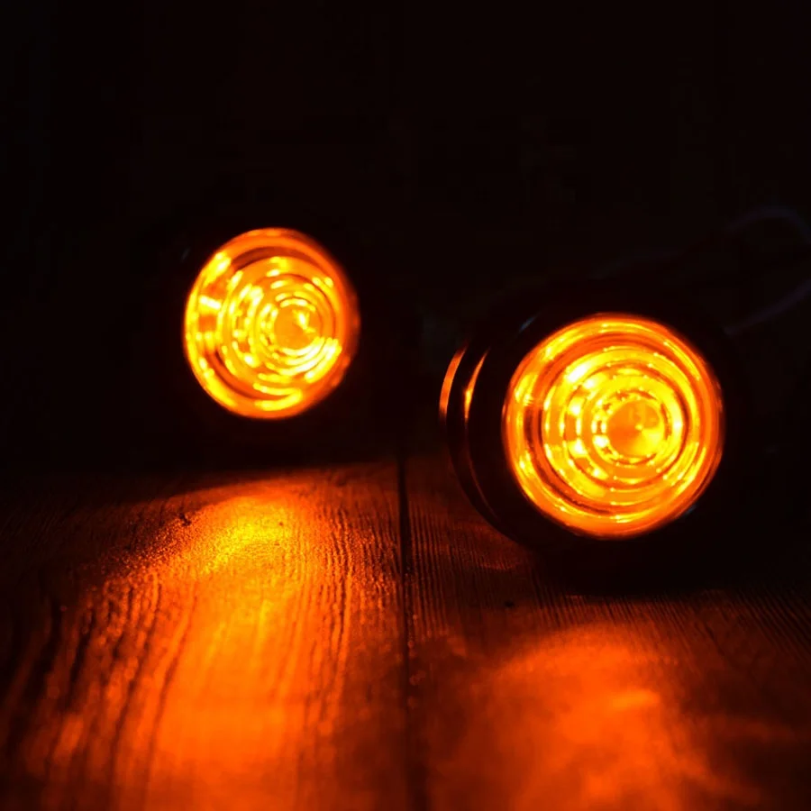 Motorcycle LED Indicator Harley Motorcycle Turn Signals Cafe Racer Flasher Blinkers Custom Vintage Indicators