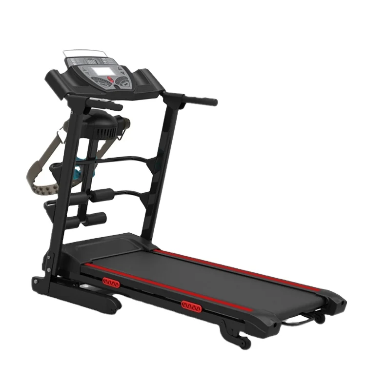 Deluxe 2hp Dc Motor Life Long Motorized Treadmill with Massager Belt Home Running Machine