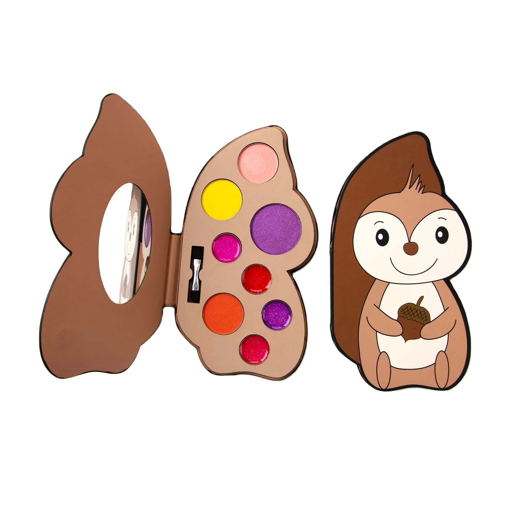 Professional Manufacture Cheap Butterfly Kids Makeup Sets For kids Colorful Bright Eyeshadow Palette,High Pigmented