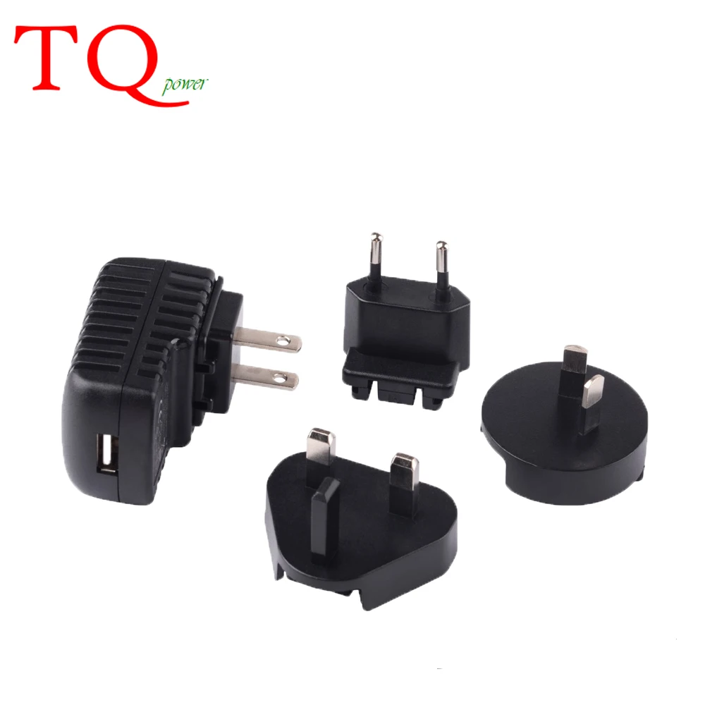 
High Quality 12V 1A Ac Dc Wall Mounted Au Eu Uk Us Interchangeable Plug Power Adapter Manufacturer China 