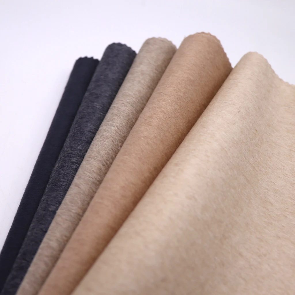 ODM Brushed Double Breasted Woolen Cloth Fabric for Trench Coat