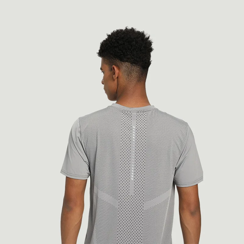 MT2411 Sports Wear Manufacturer Custom Nylon Quick Dry Fitness Gym T Shirts Sports T Shirt For Men