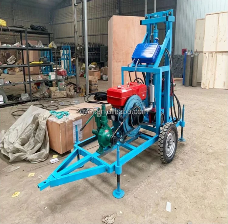 water well drilling rig machine Hydraulic Borehole Drilling Machine Portable Water Well Drilling Rig Price