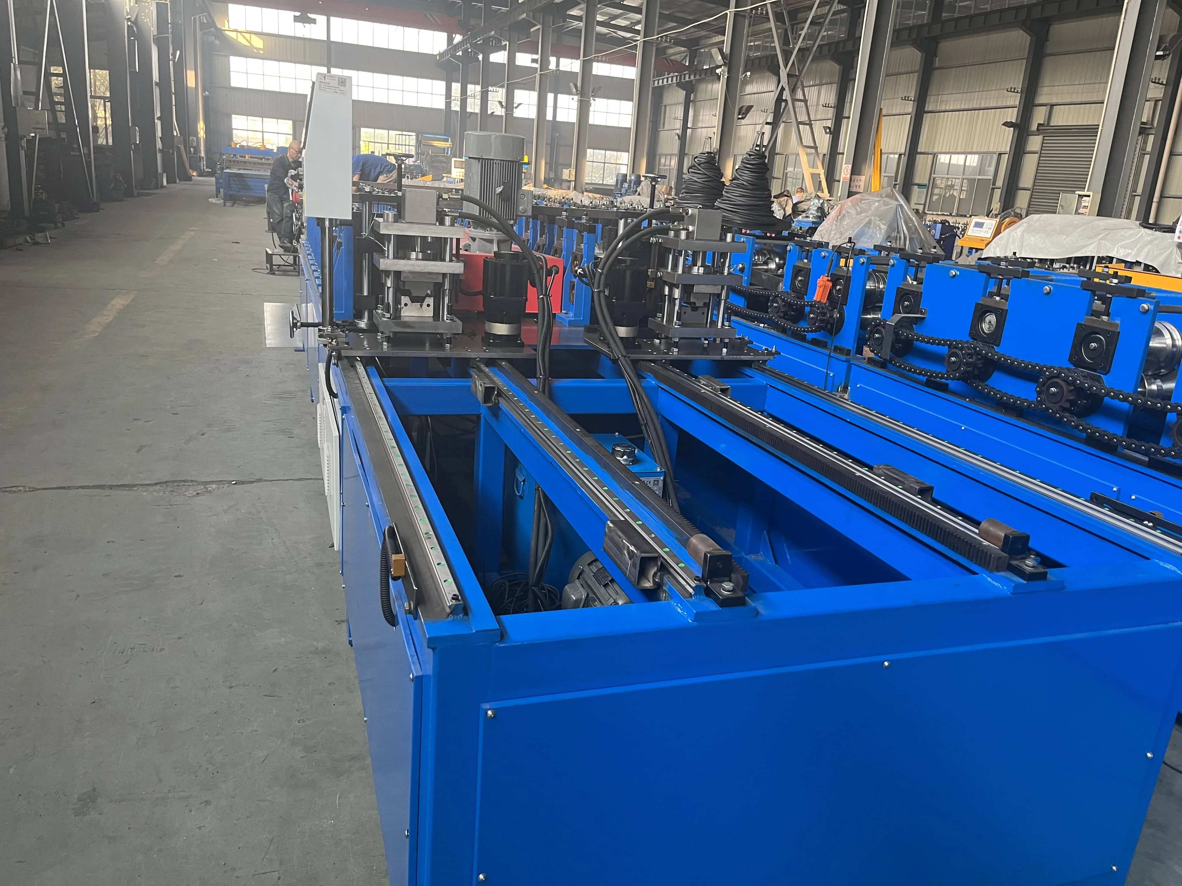 Best C And Omega Profile Making Stud And Track Used C U Channel Double Line Light Keel Roll Forming Machine