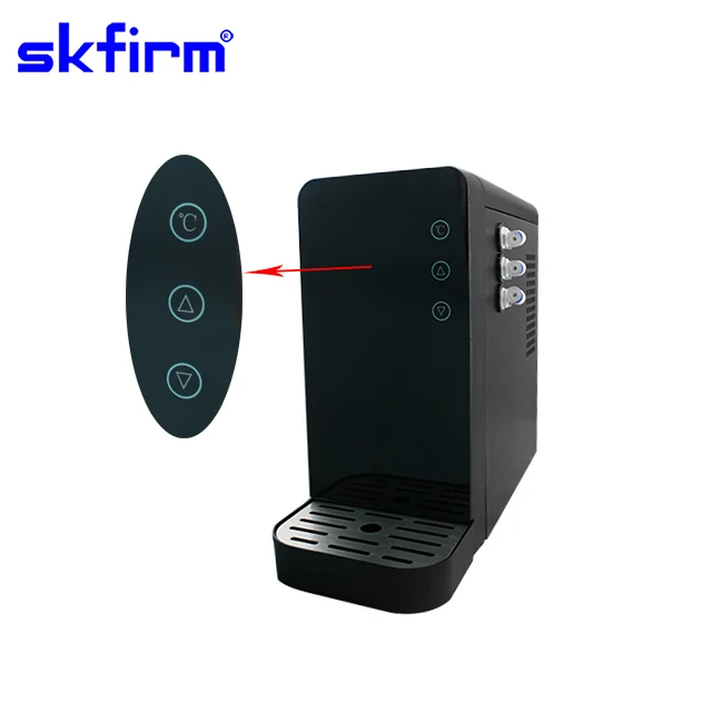 Skfirm Cold Water Dispenser Black and White Household Soda Drink Machine Commercial Soda Maker for Sparkling Water
