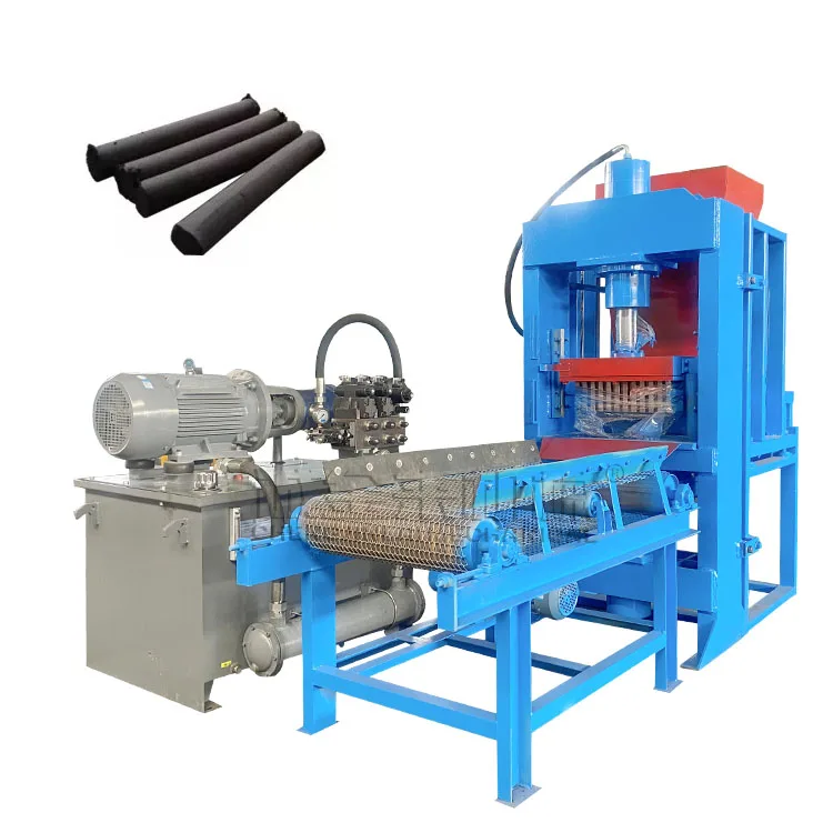 Cube shape hydraulic charcoal fire starter press making machine  hookah charcoal briquette machine CHENGJINLAI BRAND