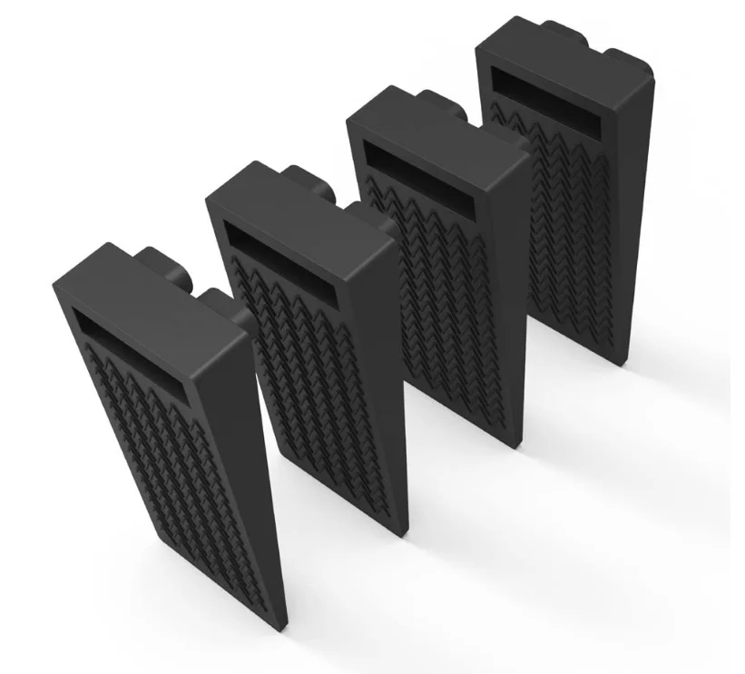 YDS Factory Silicone Rubber Slip-Resistant Door Stop Rubber Flexible Door Stop Wedge