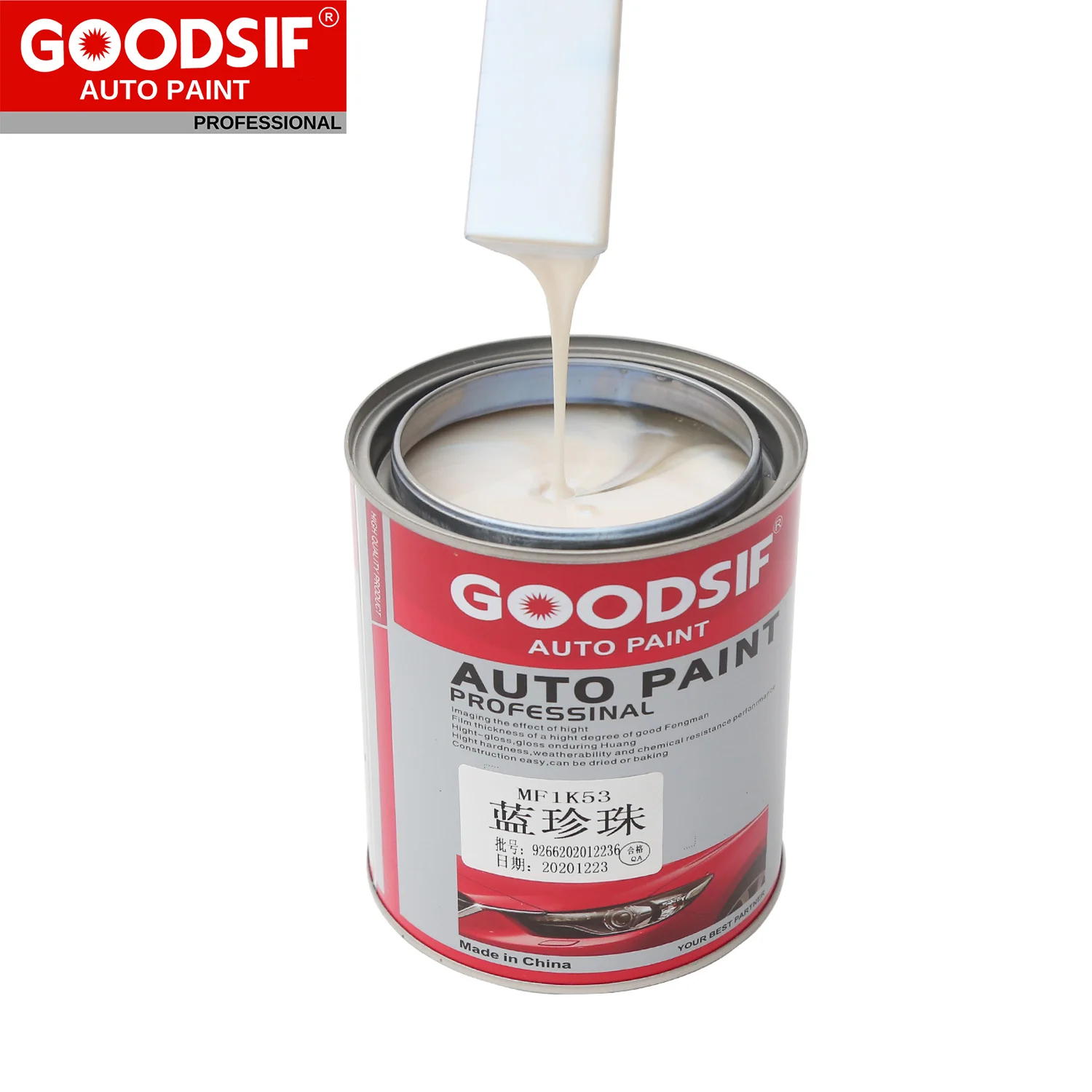 Auto Paint Manufacturer GOODSIF Paint Company Auto Refinish Coat for Car Auto Refinish 1K Base Coat Paint