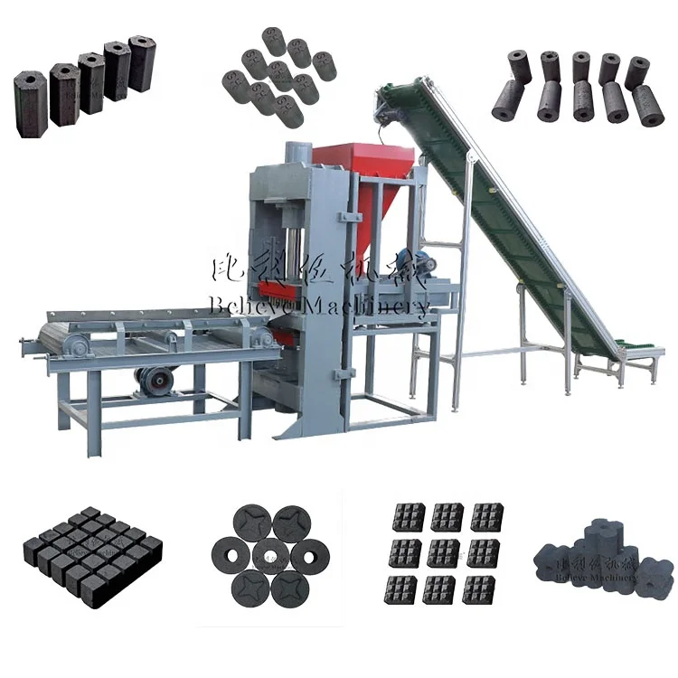 Coconut Shell Charcoal Briquettes Machine Hydraulic Shisha Charcoal Briquettes Making Machine Hookah Charcoal Making Machine