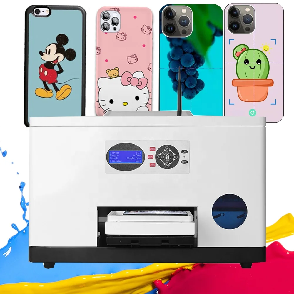 Factory sale various full automatically custom cell phone case machine printer