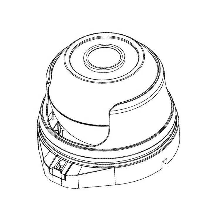 Powder Coated Aluminum Die Casting explosion proof cctv camera Housing For CCTV Camera