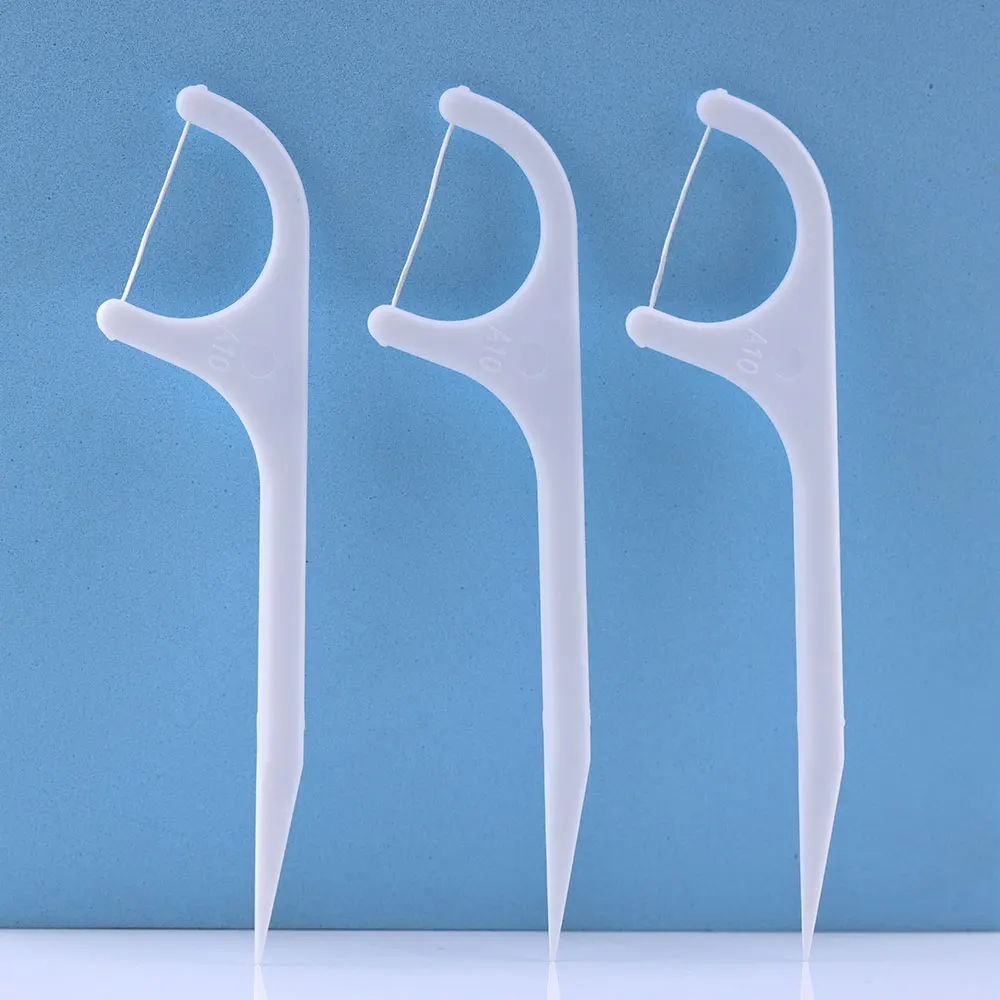 Eco Nylon Bulk Charcoal Vegan Eco-friendly Dental Floss Toothpick for Kids Adult with Picks