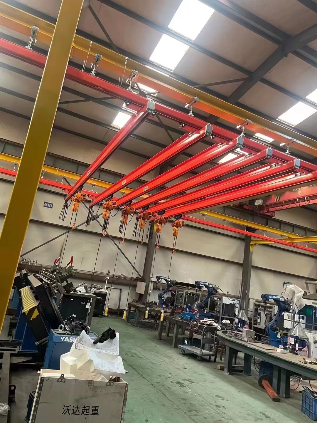 Factory Use Light Modular Crane System European Type Suspension Crane Flexible Forged Steel Welded Crane