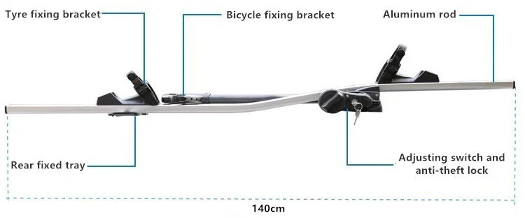 Outdoor Car Roof bike rack carrier