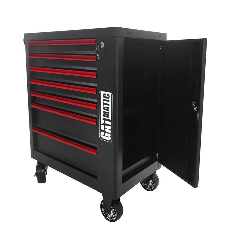 GATmatic Customised Luxury Supply Oem Heavy Duty Large Rolling Tool Chest 7 Drawers Tool Cabinet Car Container