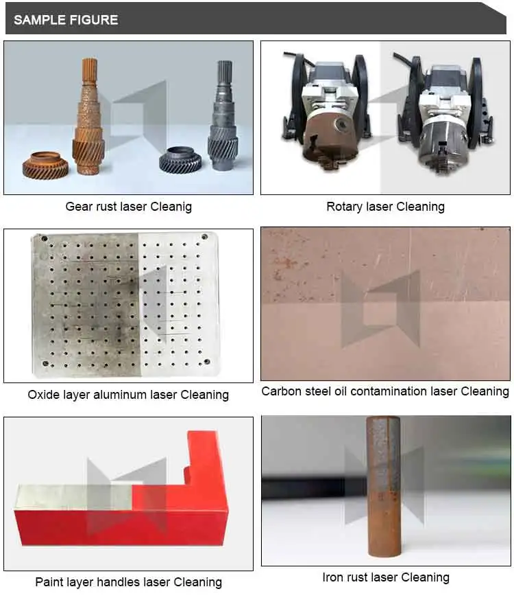 New cheap portable Laser cleaning machine metal moulds surfaces rust removal price