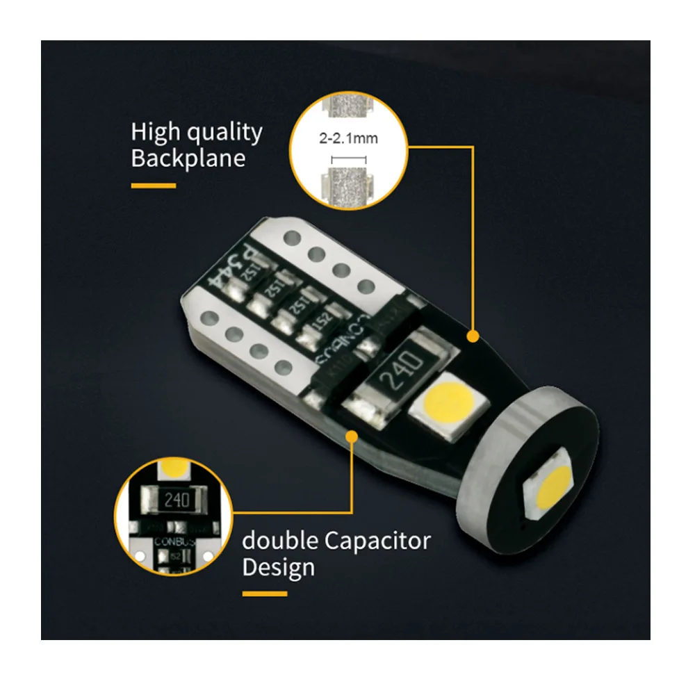 Car Accessories Canbus 3030 194 W5W Wedge Lights Bulb T10 Led Light