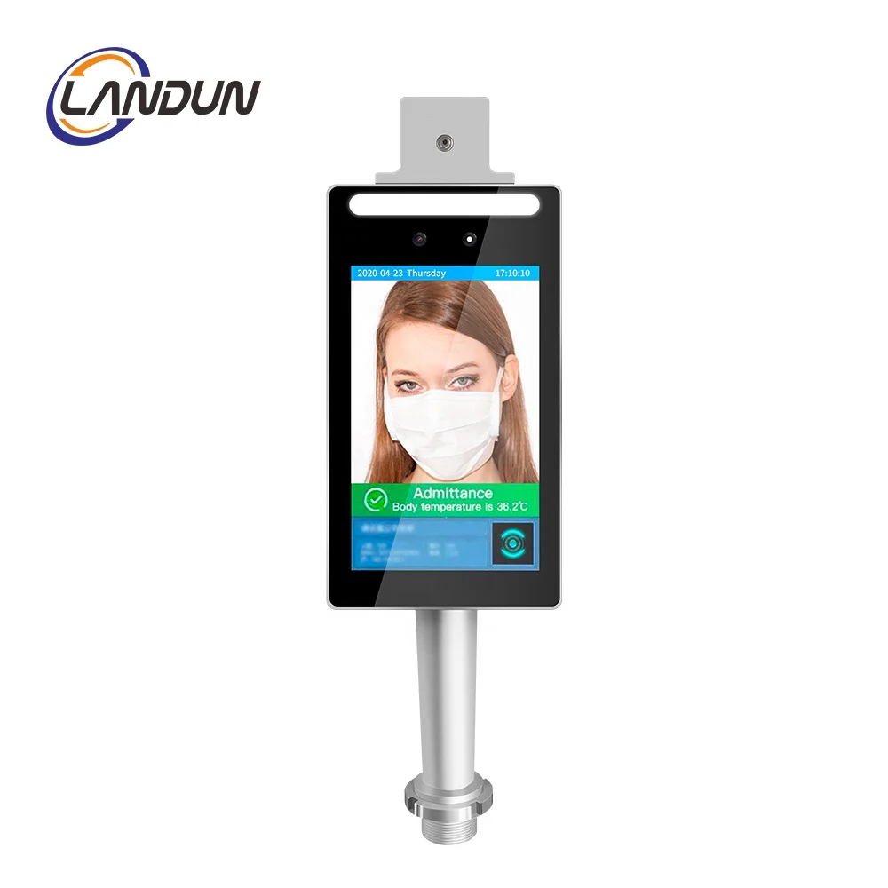 7 дюймов сенсорный экран лицо измерение обнаружения Горячая продажа Бесконтактный Инфракрасный Тепловизор ЖК-экран