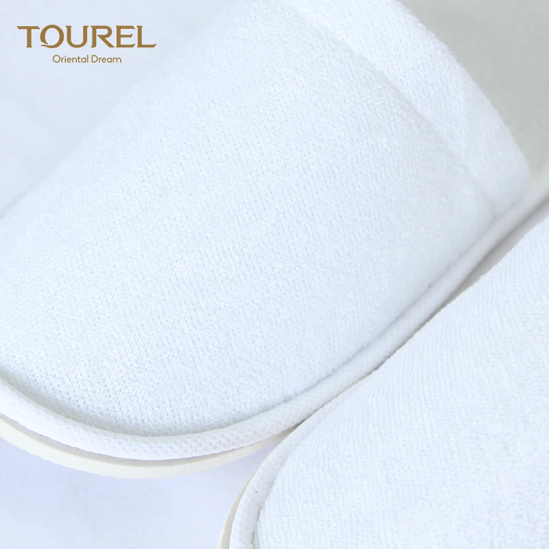 Hot Sales Closed Toe Hotel Terry Towel Disposable Slipper
