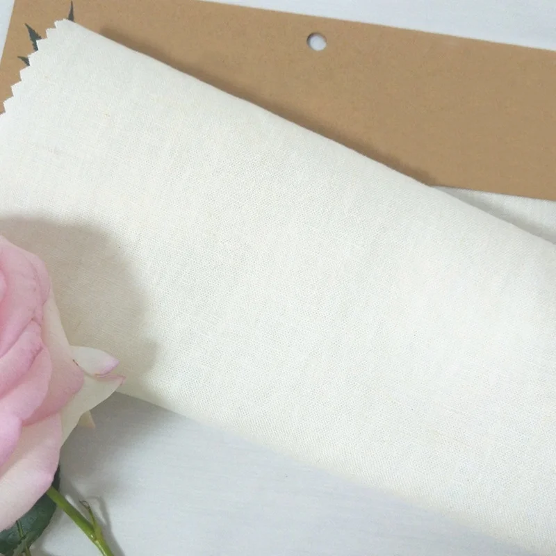 Tencel hemp breathable silky 55% hemp 45% tencel fabric top pants casual dress fabric