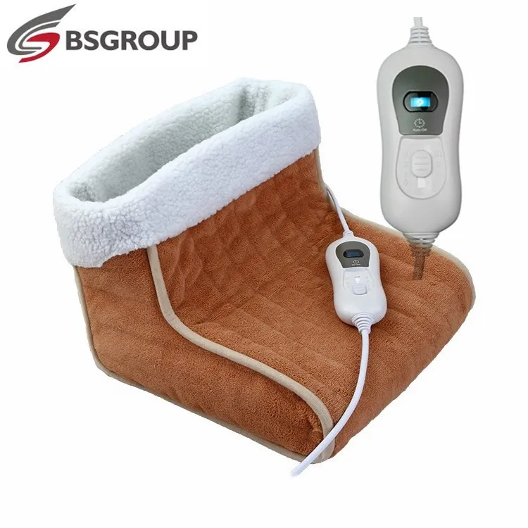OEM Therapy Auto Shut Off and 3 Temperature Setting Electric Foot Warmer Fast Heating with CE/GS Certificate