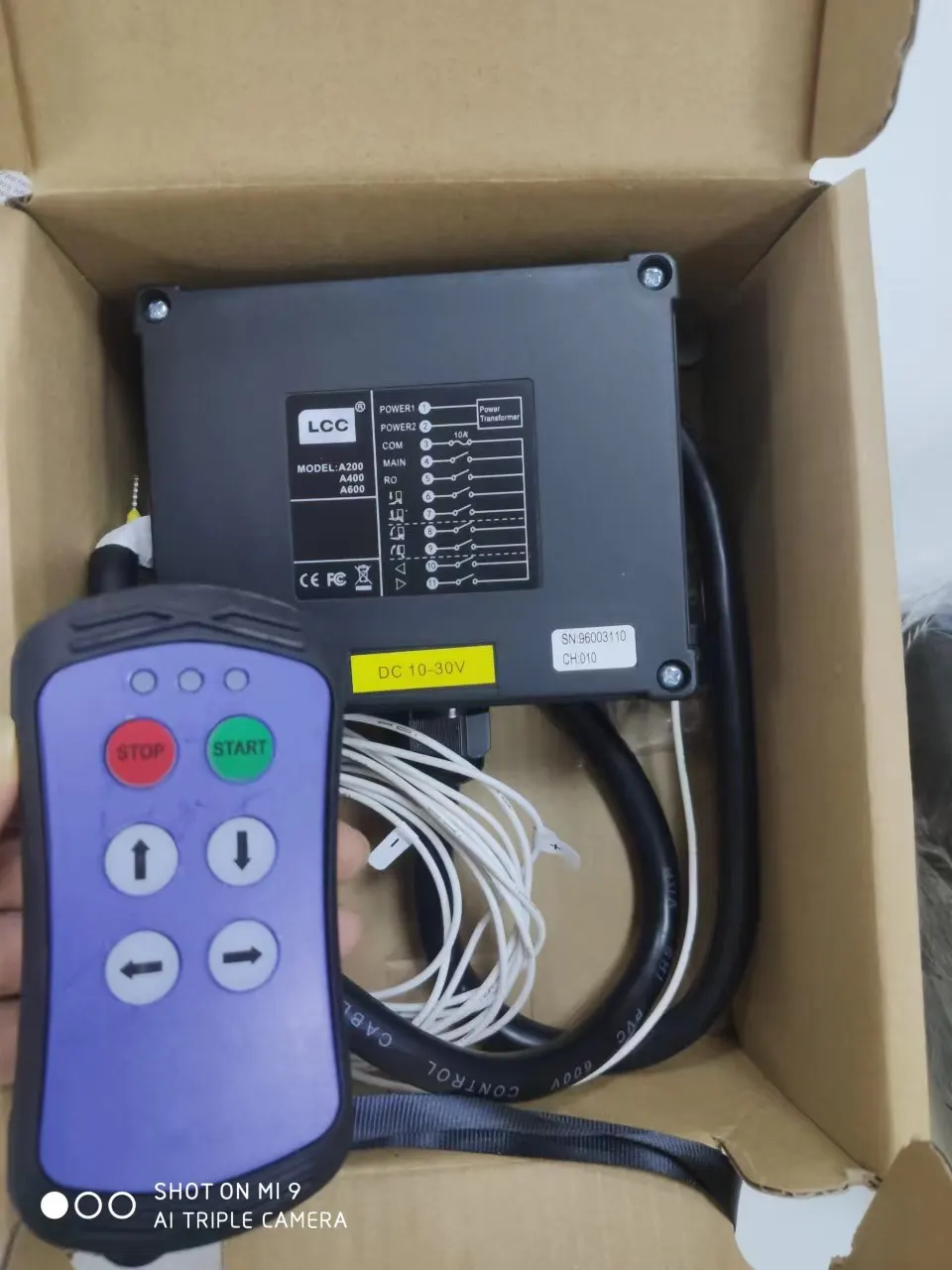 A400 Universal IP66 4 keys radio remote control hydraulic for truck tail lift