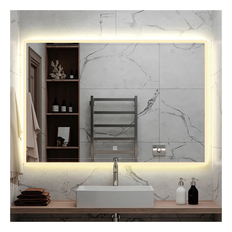 Горячая Распродажа, оптовая продажа, светодиодное освещение, зеркало для ванной комнаты