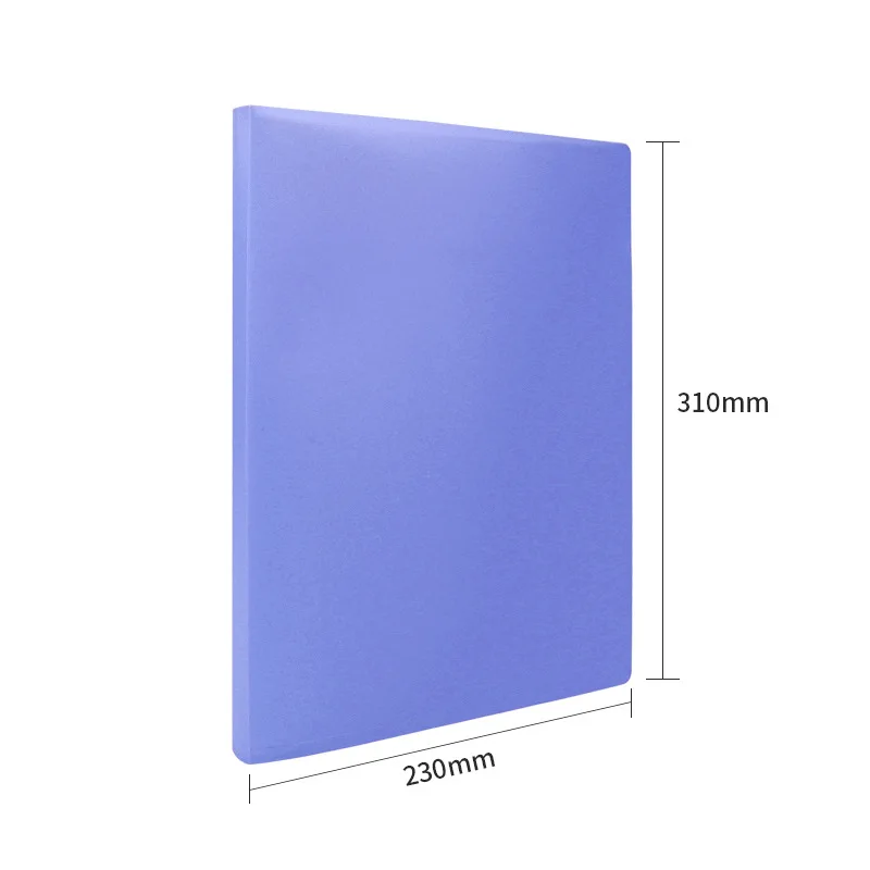 Large Capacity PP A4 Waterproof plastic Specifications Clear Pockets Presentation art display book presentation file folder