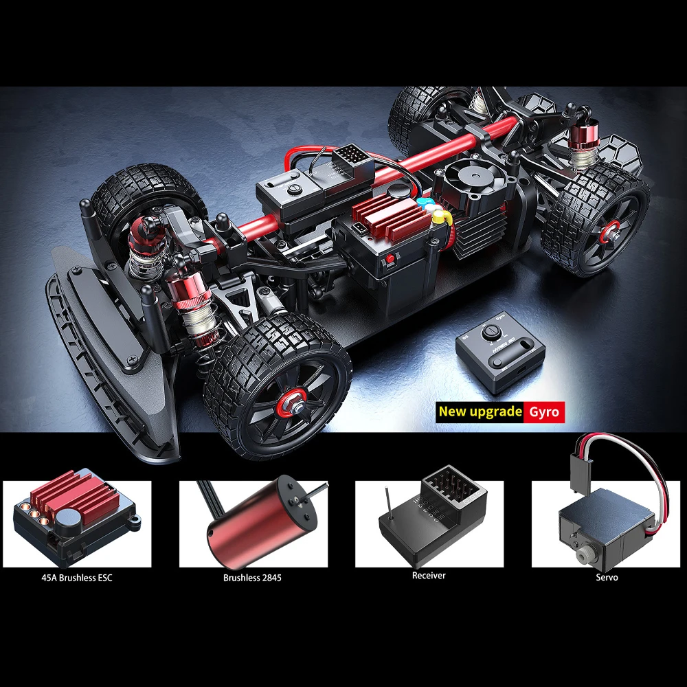 MJX Hyper Go 14301 14302 1/14 RC Brushless Pickup Drift Car 2.4G 4WD Speed Flat Sport Racing Rally Truck with Lights