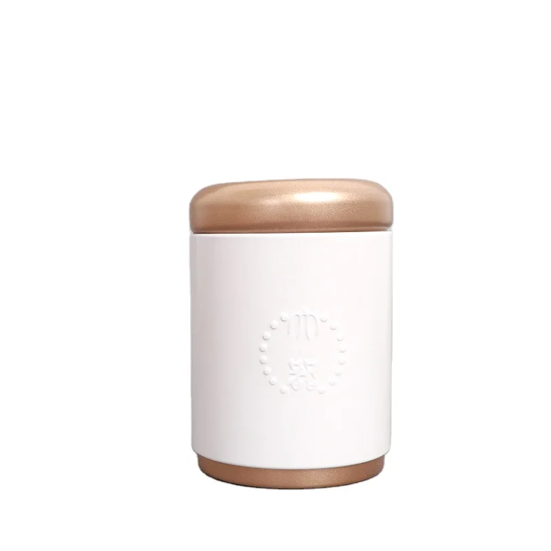 Eco Friendly Packaging Empty Tin Can Manufacturer White Metal Food Tin Box For Tea Packing