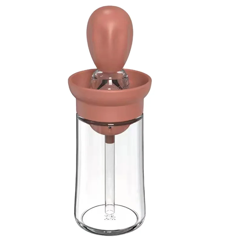 2022 new design hot selling bpa free kitchen cooking bbq silicone oil bottle brush 180ml