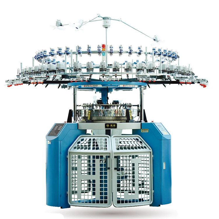 Махровая электронная жаккардовая круглая вязальная машина