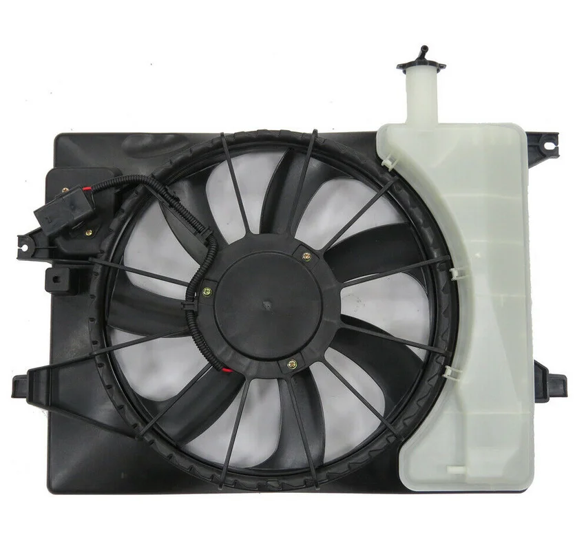 25380-3X500 Radiator Cooling Fan & Motor Assembly for Hyundai Elantra Coupe 2014 Elantra 2014-2016 Kia Forte 2015-2016
