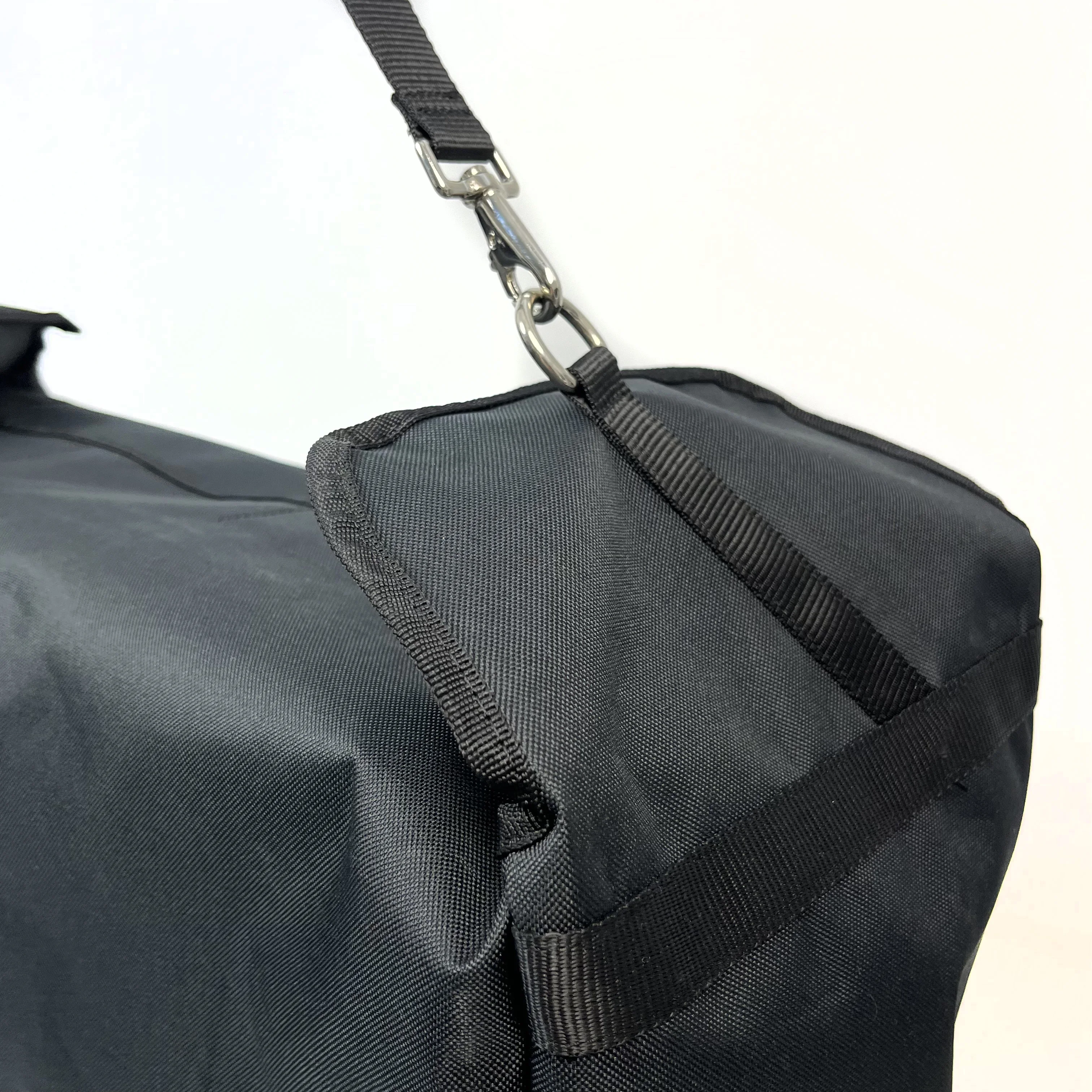 Factory PVC  Feeder Tote Bags Horse Feeding Bag Large Slow Feed Horse Hay Bags With Adjustable Carry Strap