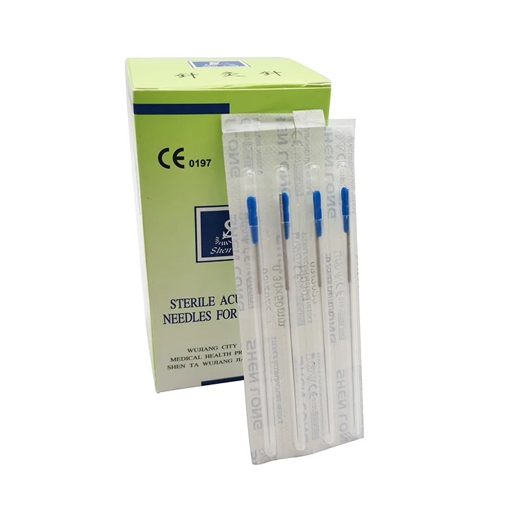 Shenlong Brand sterile disposable acupuncture needles With Individual Tube For Single Use Sterile Acupuncture