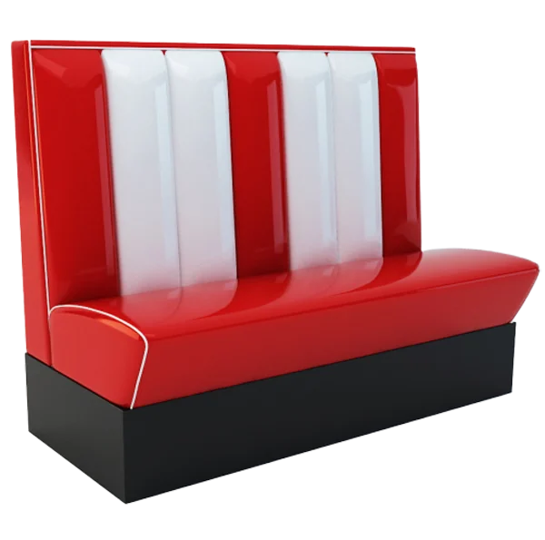 
American Style Retro Diner Booths Hollywood 2 Seater Diner Booth dining furniture booth 