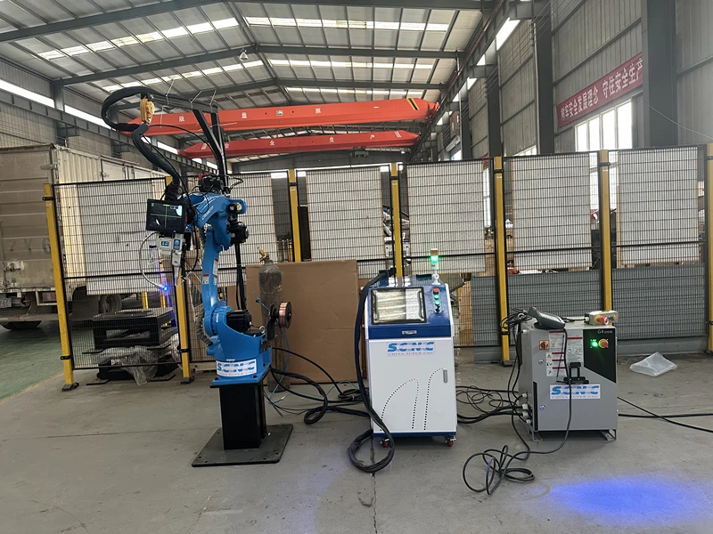 Supercnc 1500 Вт 2000 3000 нержавеющая алюминиевая труба Сварочный позиционер автоматическая рука робот лазерный сварочный аппарат