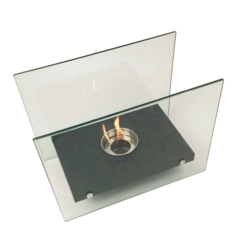 Decorative Triple Gel Fuel Strong Glass Fireplace