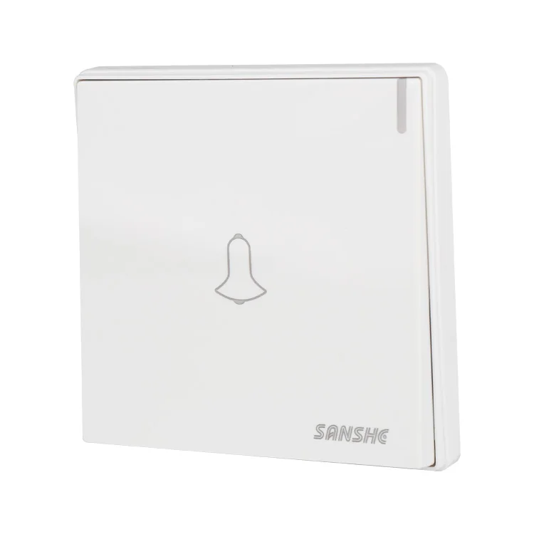 High temperature resistant household custom logo single control large button doorbell switch