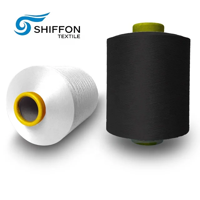 Yarn Knit 100% Polyester 75 Dty Yarn  Ring SPUN 75d 36f Polyester Dty Dty 600d Dyed 36 150D