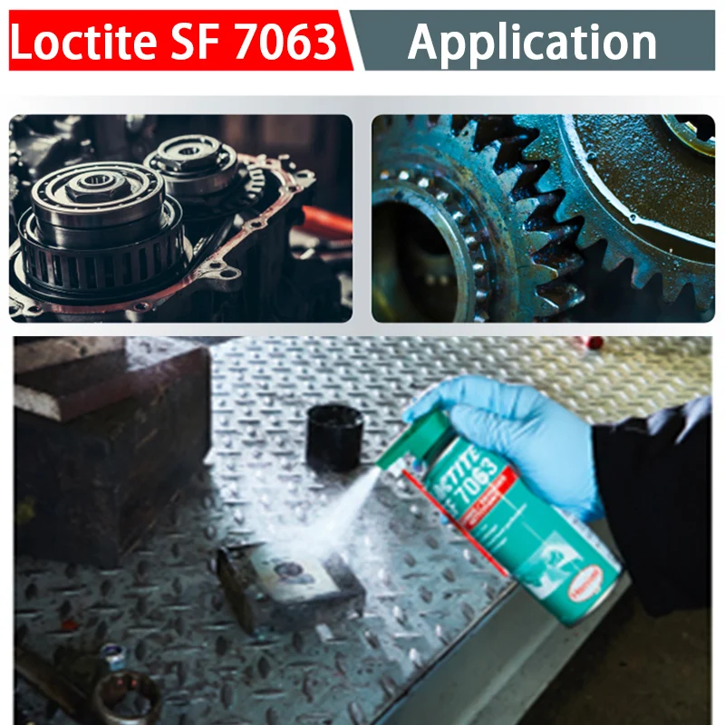 Прозрачные клеи для очистки поверхности Henkel loctite SF 7063 400 мл органический растворитель чистящее средство металлического