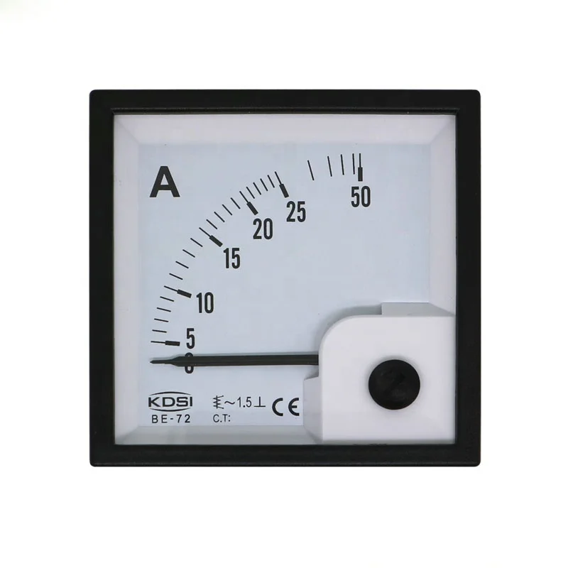20 Year Top Manufacturer of CE,ISO passed dc &ac analog meter BE 72 AC 25A  ammeter