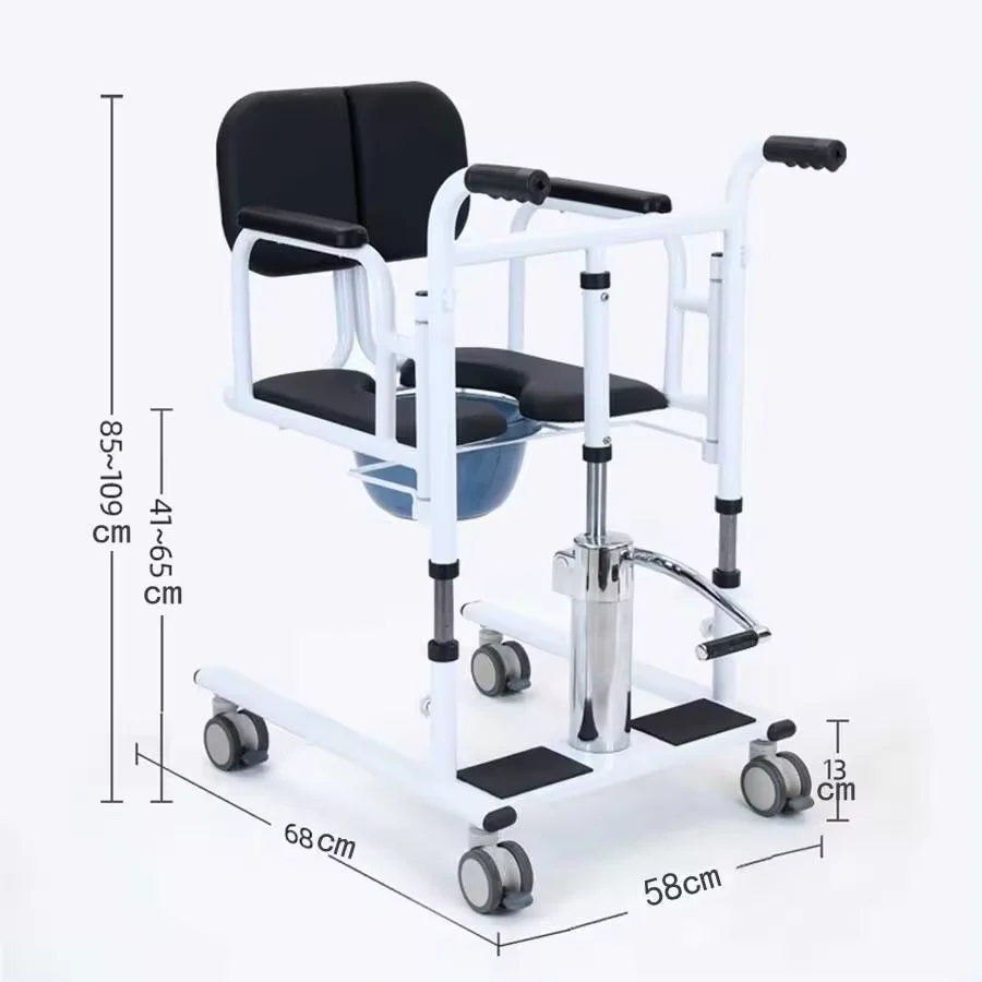 New medical equipment - Convenient patient transfer chair, shower chair, chair with toilet