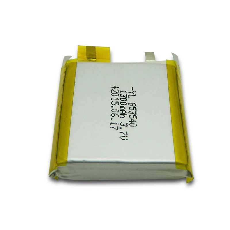 Battery factory 3.7volt 1300mah li-ion lithium rechargeable polymer battery cell