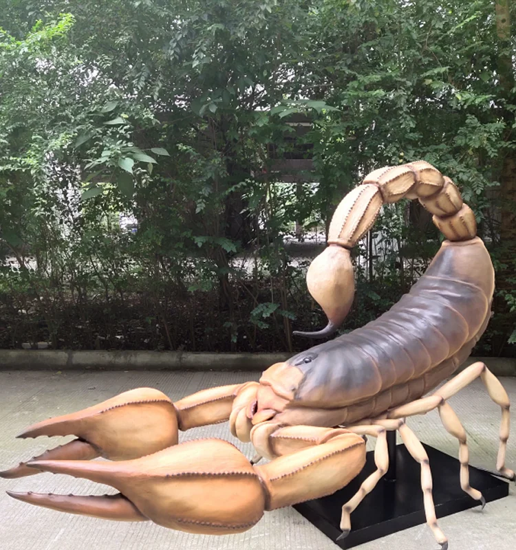 Top Quality Realistic Animatronic Model for Park Display Scorpion Statue